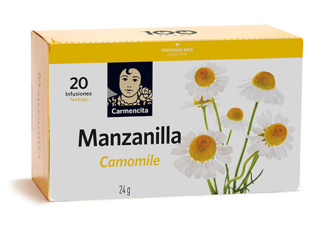Carmencita Infusions Camomile - Manzanilla 24g case 20 teabags