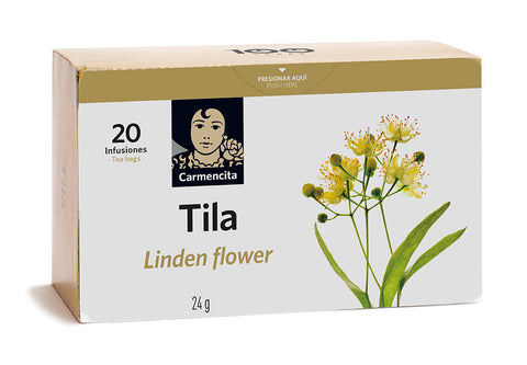 Carmencita Infusions Linden Flower - Tila 24g case 20 teabags