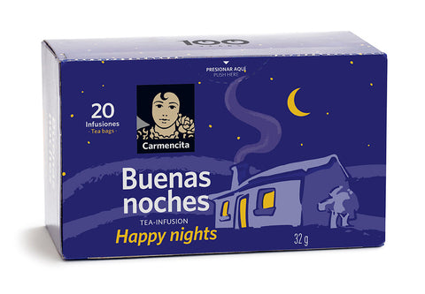 Carmencita Infusions Happy Nights - Buenas Noches 32g case 20 teabags