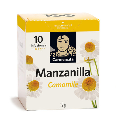 Carmencita Infusions Camomile - Manzanilla 12g case 10 teabags