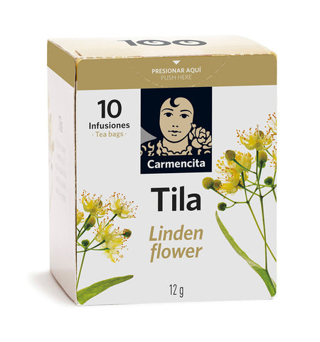 Carmencita Infusions Linden Flower - Tila 12g case 10 teabags