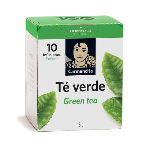 Carmencita Green Tea 15g case 10 teabags