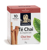 Carmencita Chai Tea and Spices 20g case 10 teabags