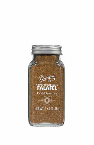 Regional Co. Falafel  Seasoning. Glass jar