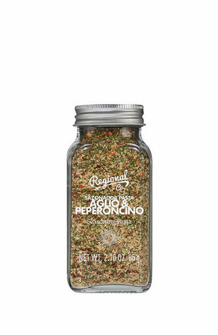 Regional Co. Aglio & Peperoncino Pasta Seasoning. Glass jar