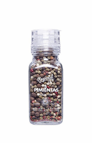 Regional Co. Pepper mix. Glass grinder