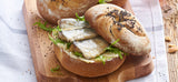 Ortiz Old Style Sardines sandwich with butter
