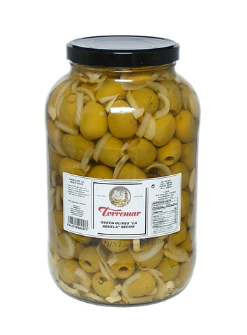 Torremar Pitted Gordal Olives Abuela Recipe 3900g Jar 01