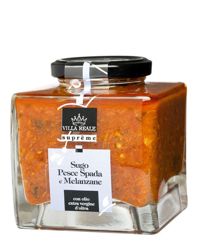 Tomato Sauce with Swordfish & Eggplant - Villa Reale