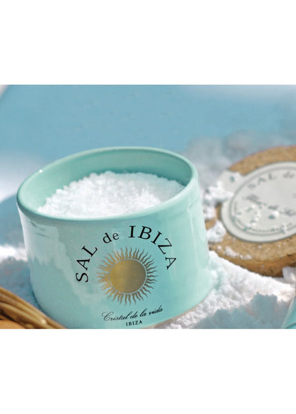 Sal de Ibiza fleur de sel in a pottery 150g order