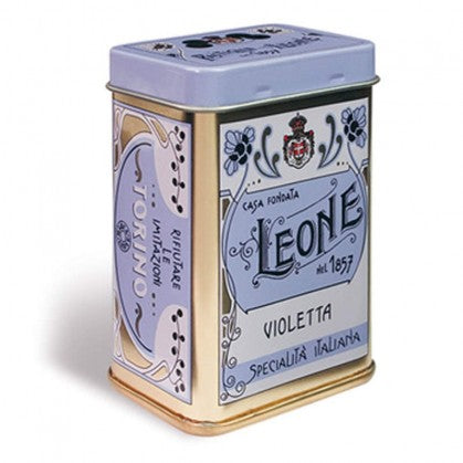 Leone Violet pastilles tin