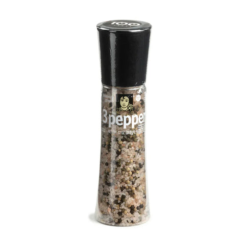Carmencita Himalaya Pink Salt with 3 Peppercorns Giant Grinder 312g