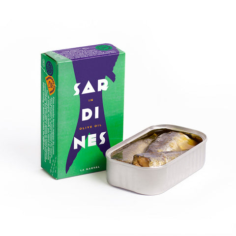 La Narval Sardines in Olive Oil 3/5 sardines per tin