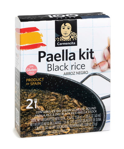 Carmencita Black Rice Paella Kit 2 Servings