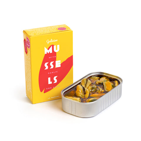La Narval Galician Mussels with Garlic and Chili