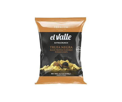 El Valle Gluten-free Potato Chips Black Truffle 150g