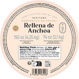 Triana Olivas Anchovy stuffed Manzanilla Olives 150oz