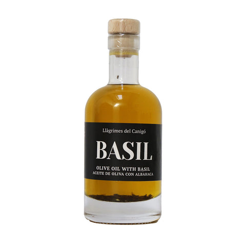 Llagrimes del Canigo Extra Virgin Olive Oil with Basil 100ml