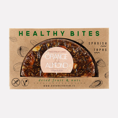 Healthy Bites Orange & Almond dried fruitcake