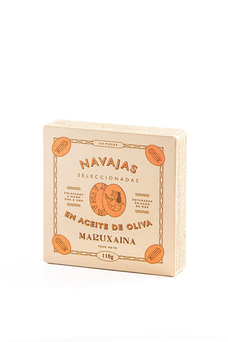 Maruxaina Razor Clams in Spanish Olive Oil