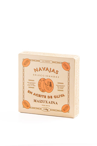 Maruxaina Razor Clams in Spanish Olive Oil