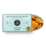 Real Conservera Española Seleccion 1920 Mussels in Escabeche Pickled Sauce 12/16