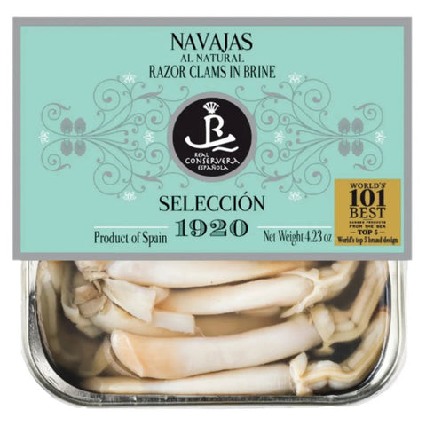 Real Conservera Española Seleccion 1920 Razor Clams in Brine