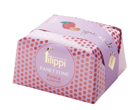 Filippi Panettone Special Peach and Macaroons 1 kg