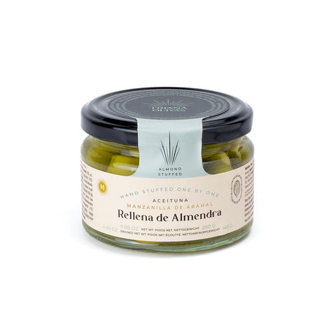 Triana Olivas Manzanilla Olives from Arahal (Seville) stuffed with Almonds