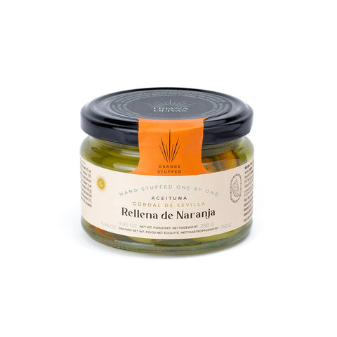 Triana Olivas Gordal Olives from Seville stuffed with Orange