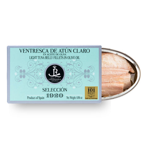 Real Conservera Española Seleccion 1920 Light Tuna Belly Ventresca in Olive Oil