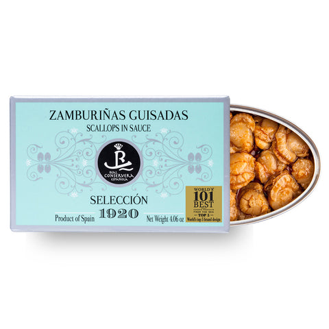Real Conservera Española Seleccion 1920 Scallops in Sauce
