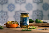 Garden Delights Sliced Green Jalapeños in Wine Vinegar