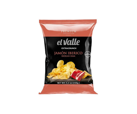 El Valle Gluten-free Potato Chips Iberian Ham 150g