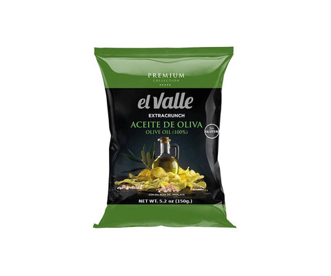 El Valle Gluten-free Potato Chips Olive Oil and Himalayan Pink Salt 150g