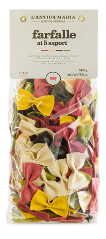 Antica Madia Multicoloured Farfalle pasta