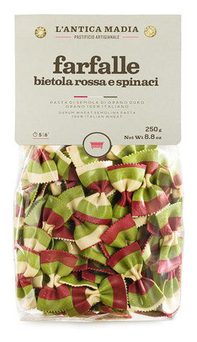 Antica Madia Italian Flag Farfalle pasta