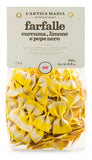 Antica Madia Farfalle with Turmeric Lemon and Black Pepper