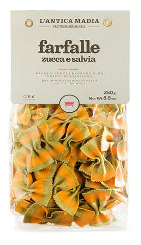 Antica Madia Farfalle Pasta with Sage and Pumpkin