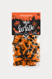 Antica Madia Farfalle Orange and Black Striped Halloween