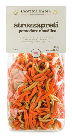 Antica Madia Strozzapreti with Tomato and Oregano Bronze-die pasta