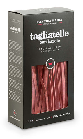 Antica Madia Tagliatelle Egg Pasta with Barolo Wine DOCG