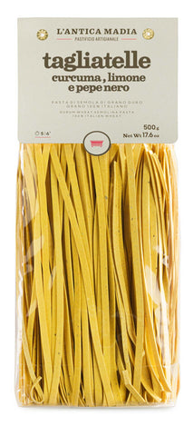 Antica Madia Tagliatelle with Turmeric, Lemon, and Black Pepper