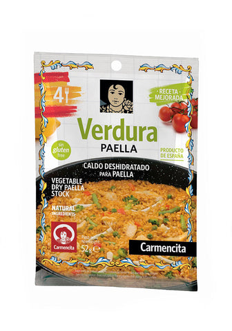 Carmencita Vegetables Paella Dry Stock 4 Servings
