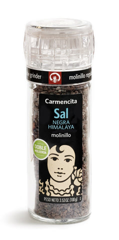 Carmencita Black Himalayan Salt Grinder 100g
