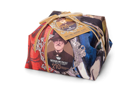 BreraMilano1930 Linea Ricordi Panettone with Chestnuts Cream and Candied Chesnut pieces - Marron Glaces Salome 750g