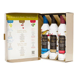 Señoríos de Relleu La Familia Gift Box Delicate Medium and Intense Coupage Extra Virgin Olive Oil in Aluminum bottles 500 ml