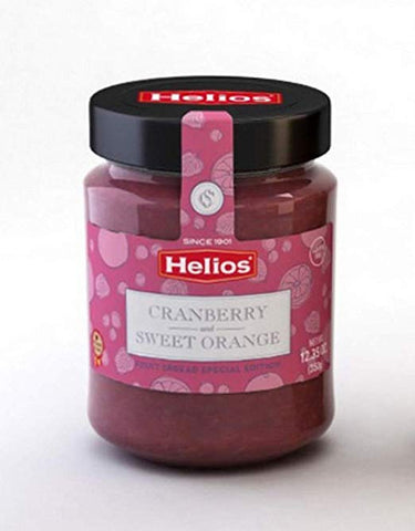 Helios Cranberry and Sweet Orange Fruit Spread. Special Edition - Helios