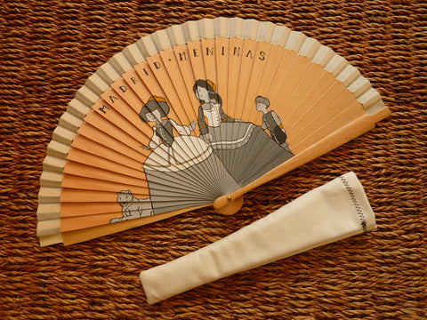 Spanish Handheld Fan (Spanish abanico) - Madrid Meninas - Medineterranean