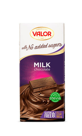 Valor Milk Chocolate No Sugar Added